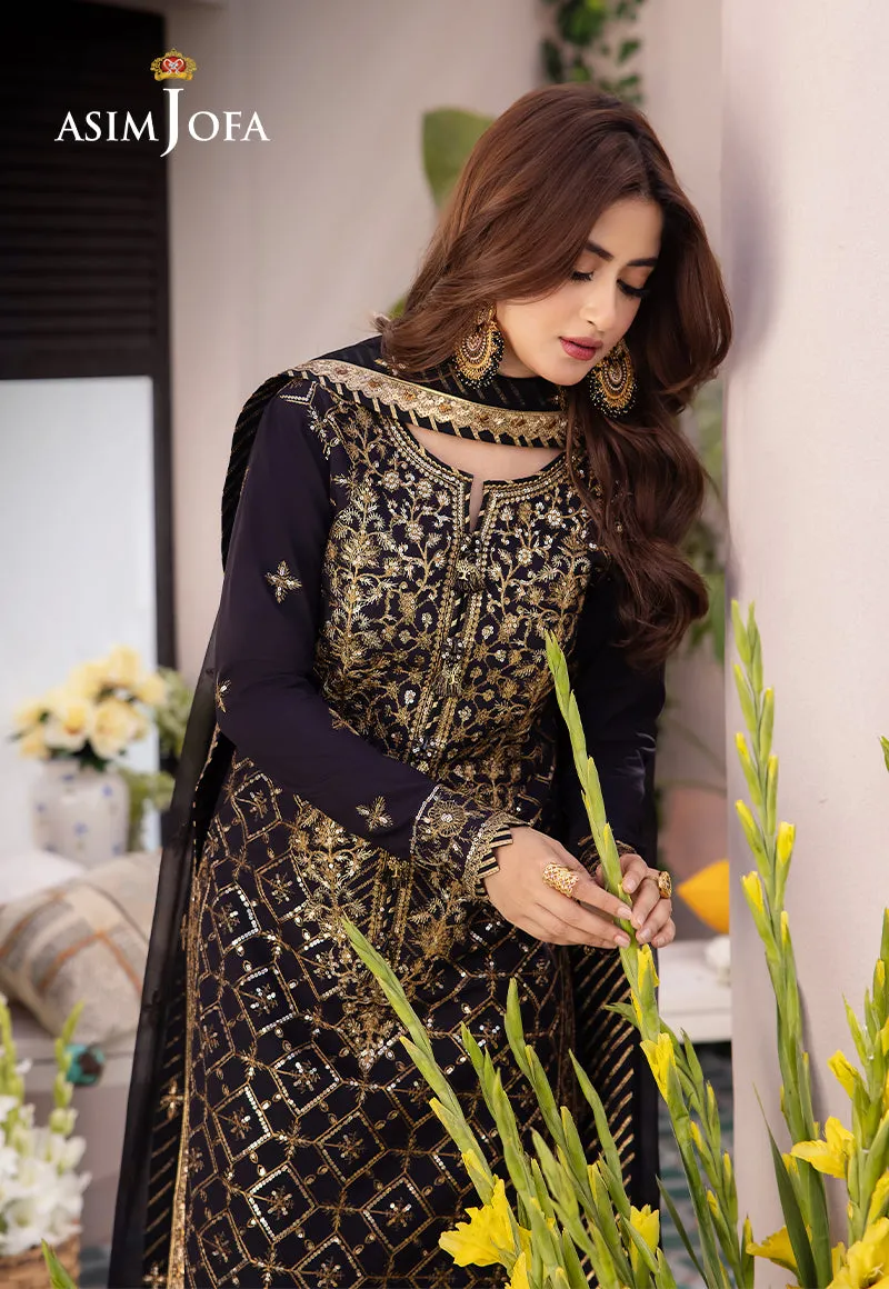 AJCF-04 EMBROIDERED BOSKI SILK 3 PCS