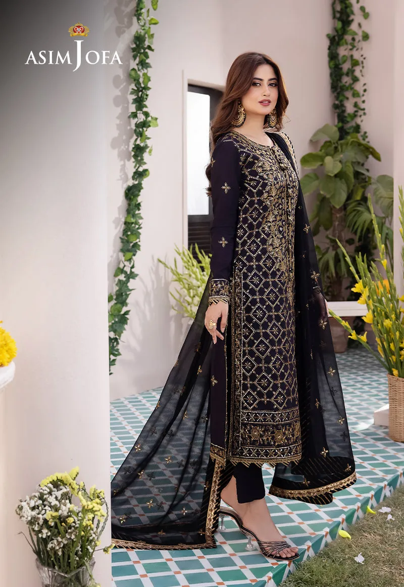 AJCF-04 EMBROIDERED BOSKI SILK 3 PCS