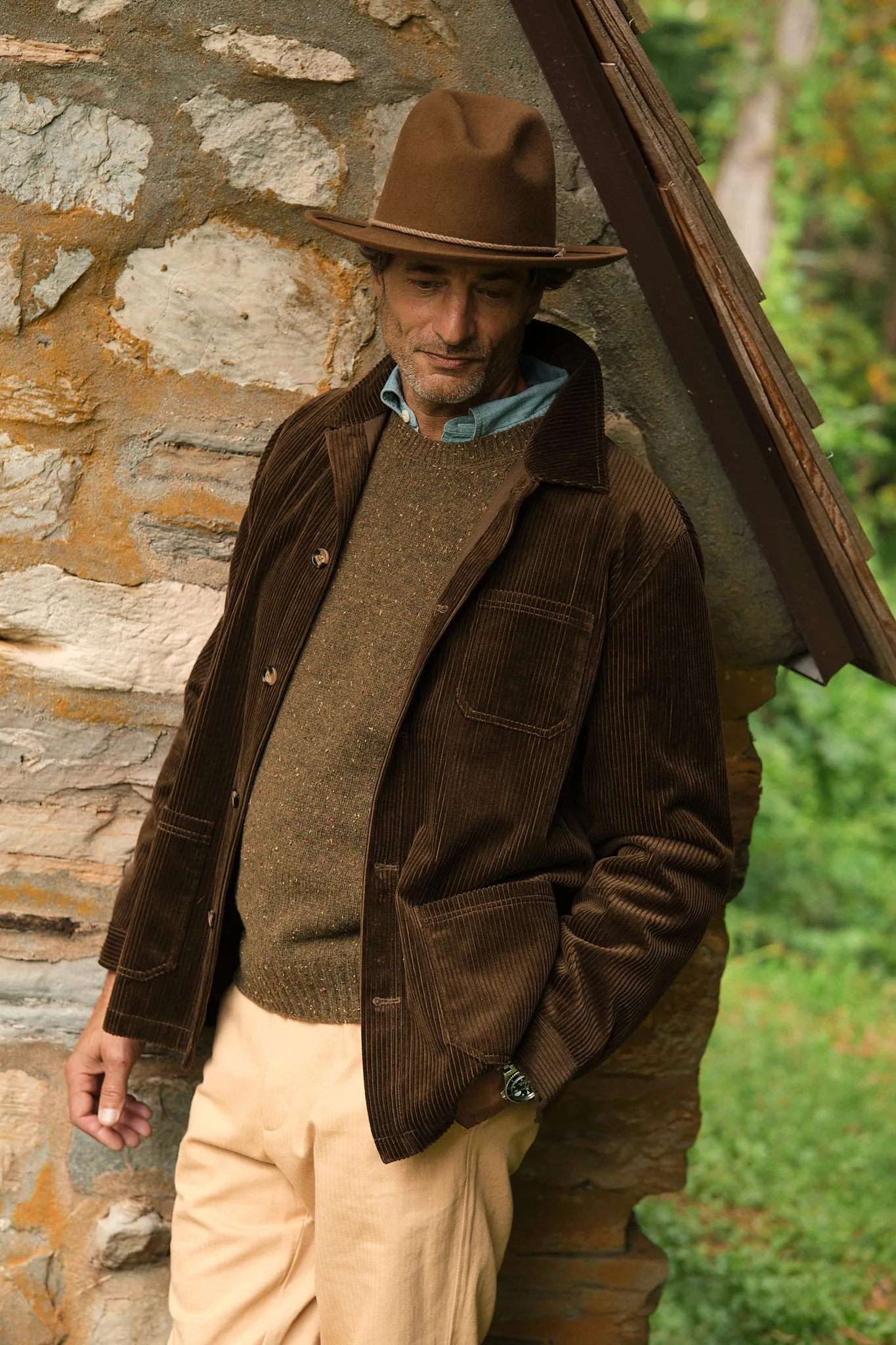 Bluffton Wool Felt Hat in Pecan