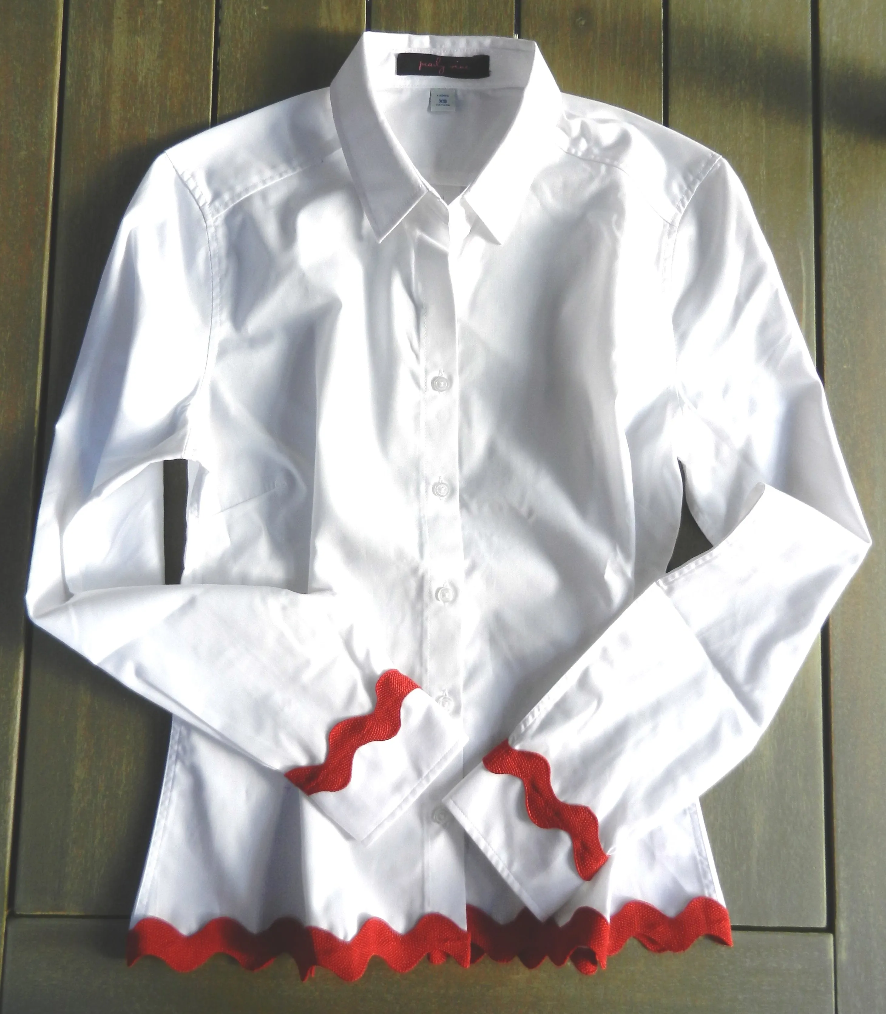Bridget Ric Rac Shirt (RRW-Red)