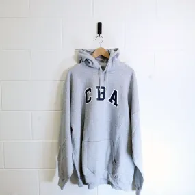 CBA Outlined in White Grey Hoodie