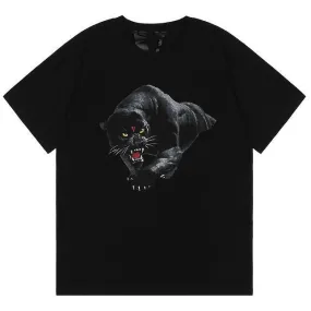 Giftngon - Vlone Style Panther Shirt White &amp; Black - Vlone StyleClothing