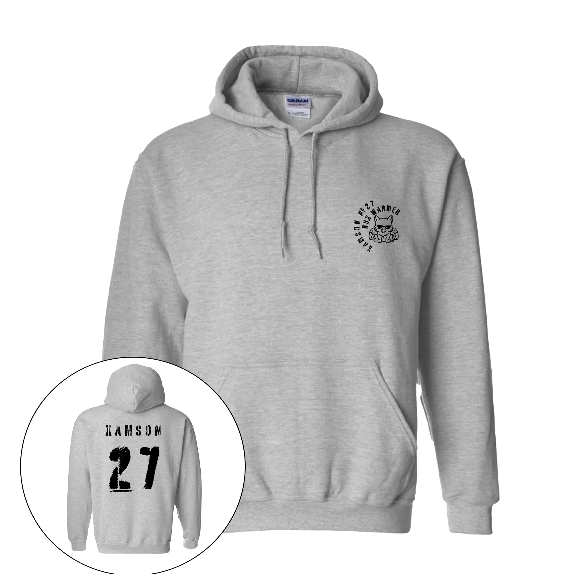 Guelph Hockey - Distressed Gryphon Apparel - Personalized LNSW-301 HOODIE