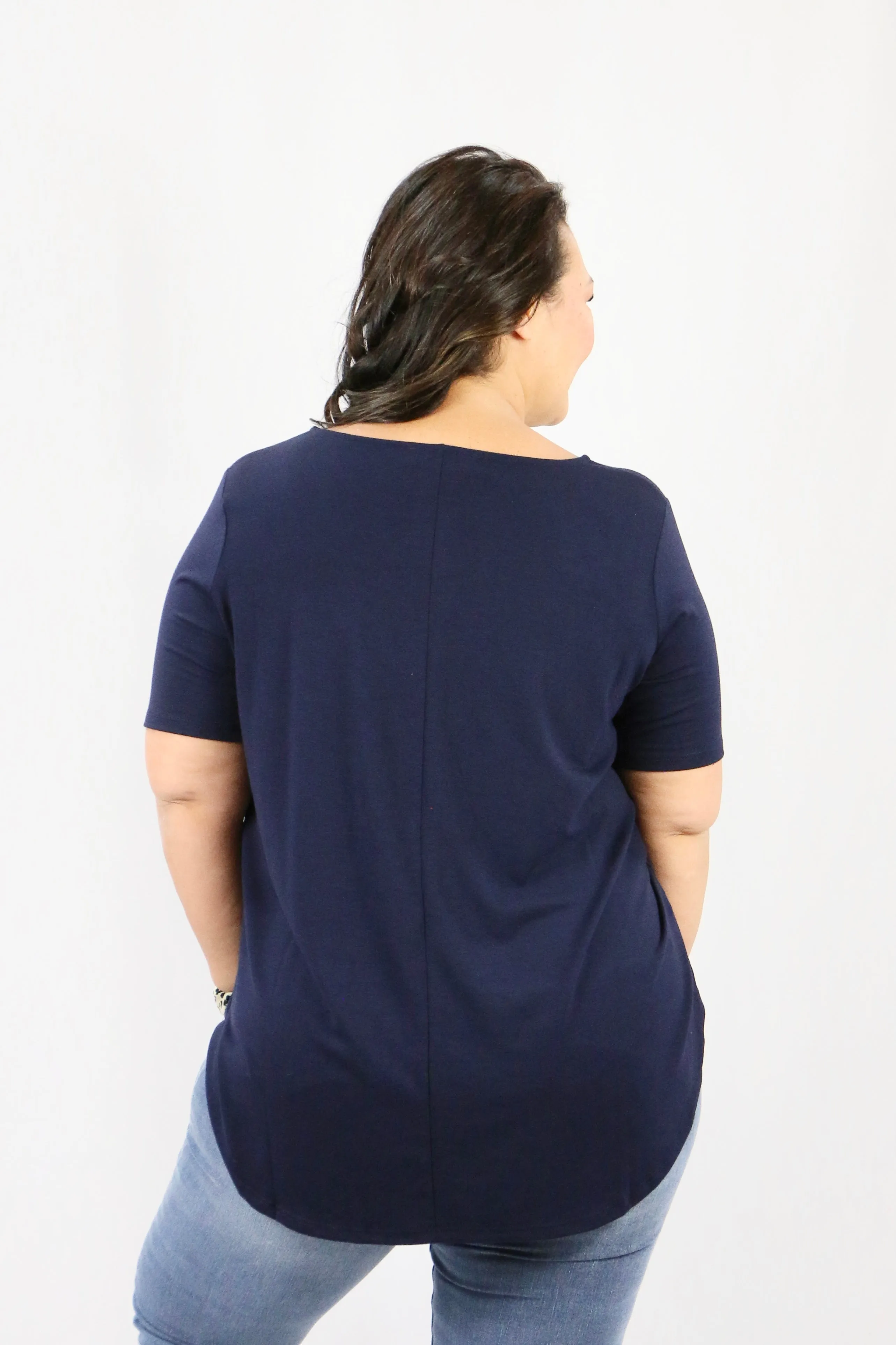 Krissy Top - Navy