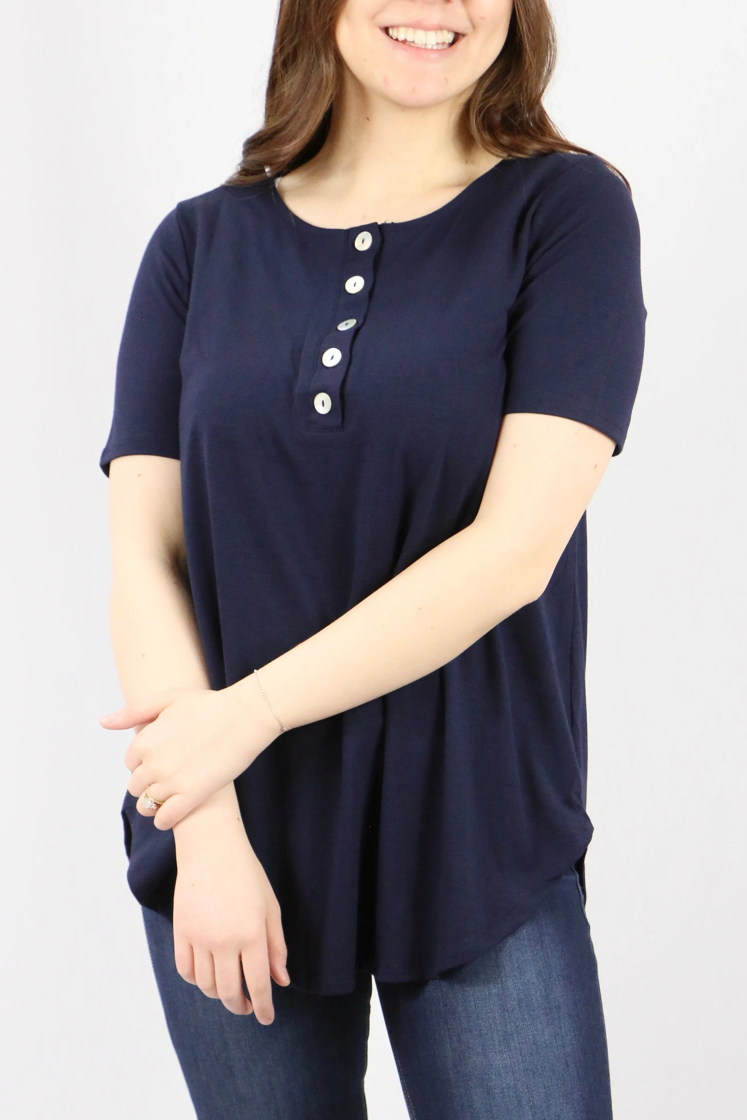 Krissy Top - Navy
