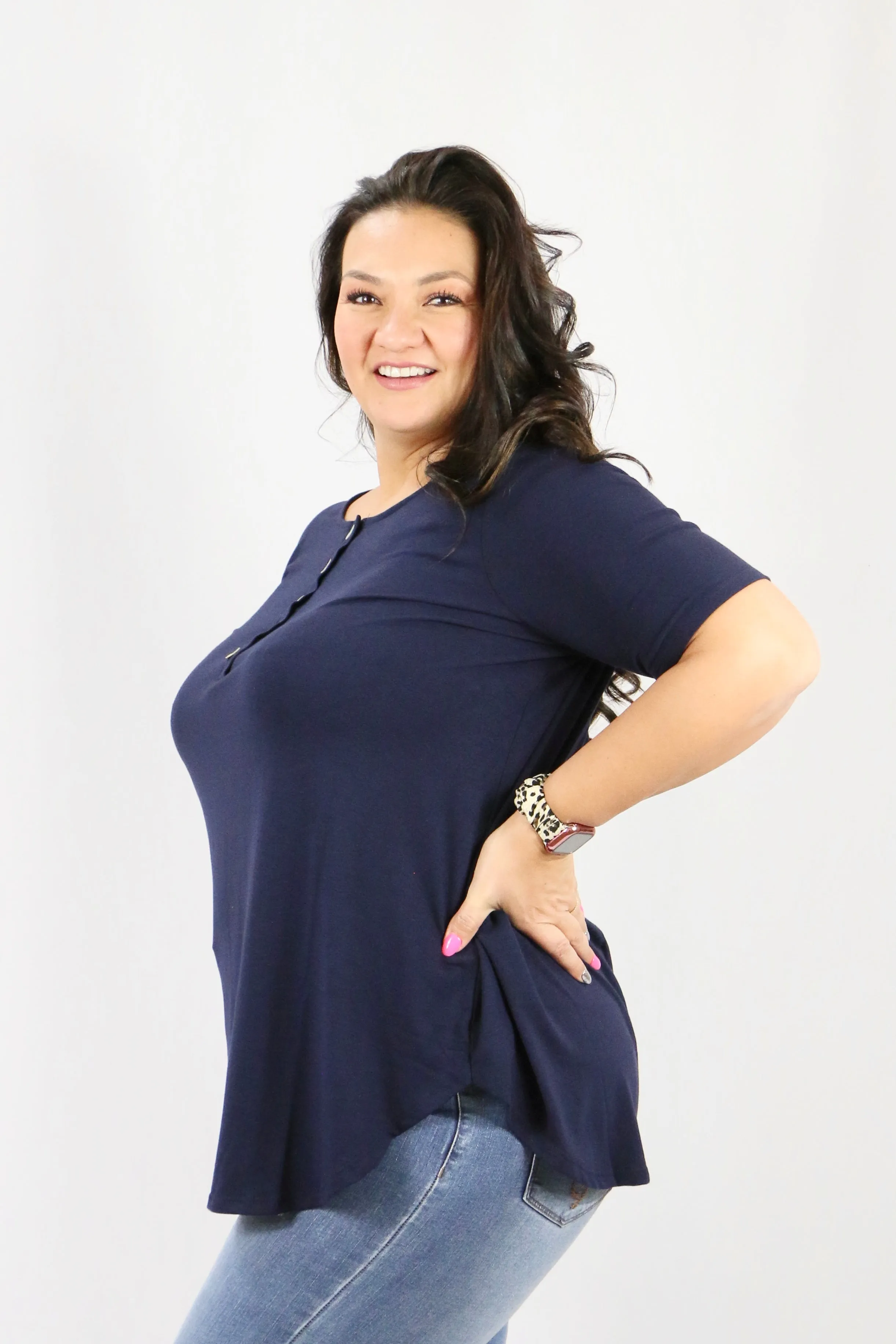 Krissy Top - Navy