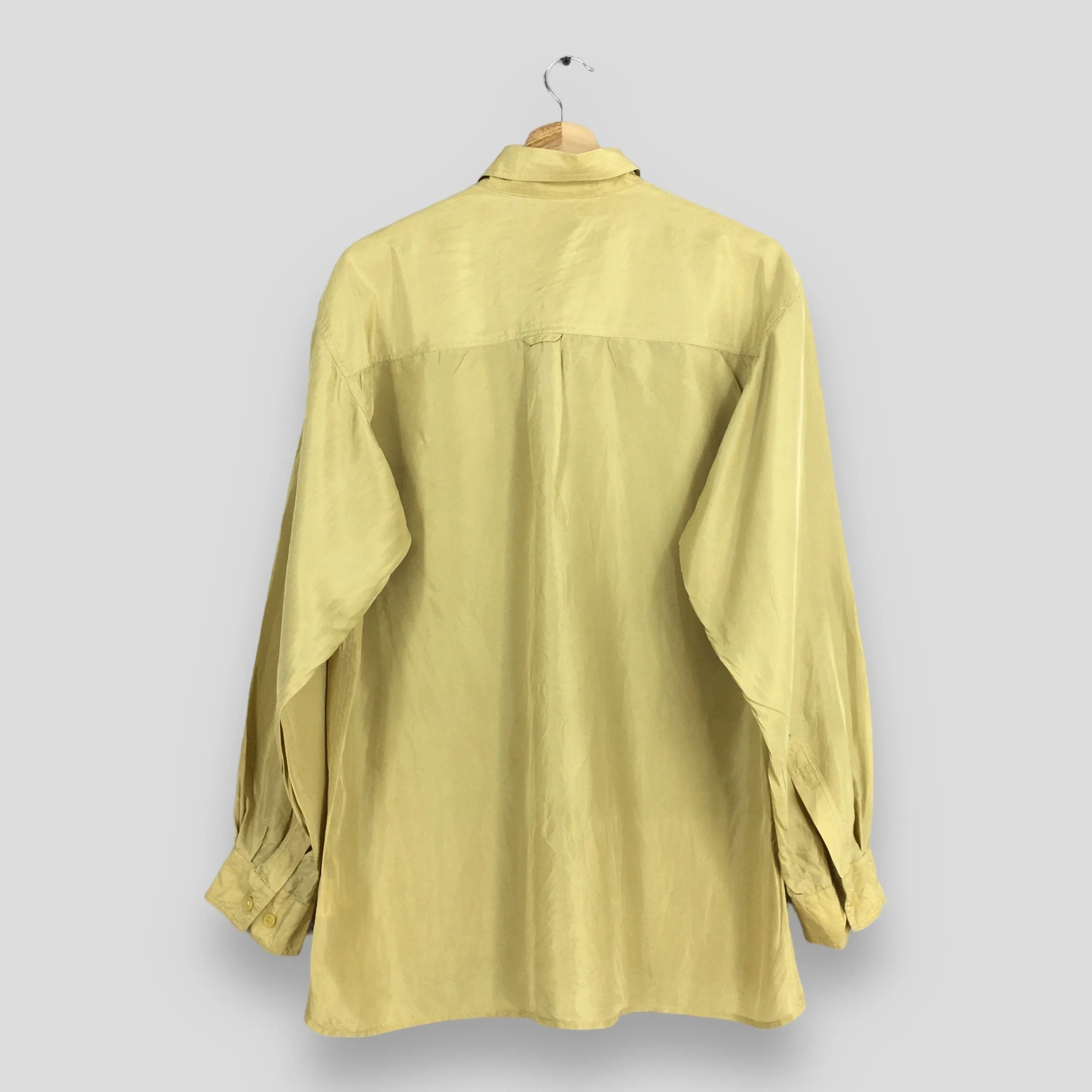 Lavord Uomo Plain Silk Shirt Medium