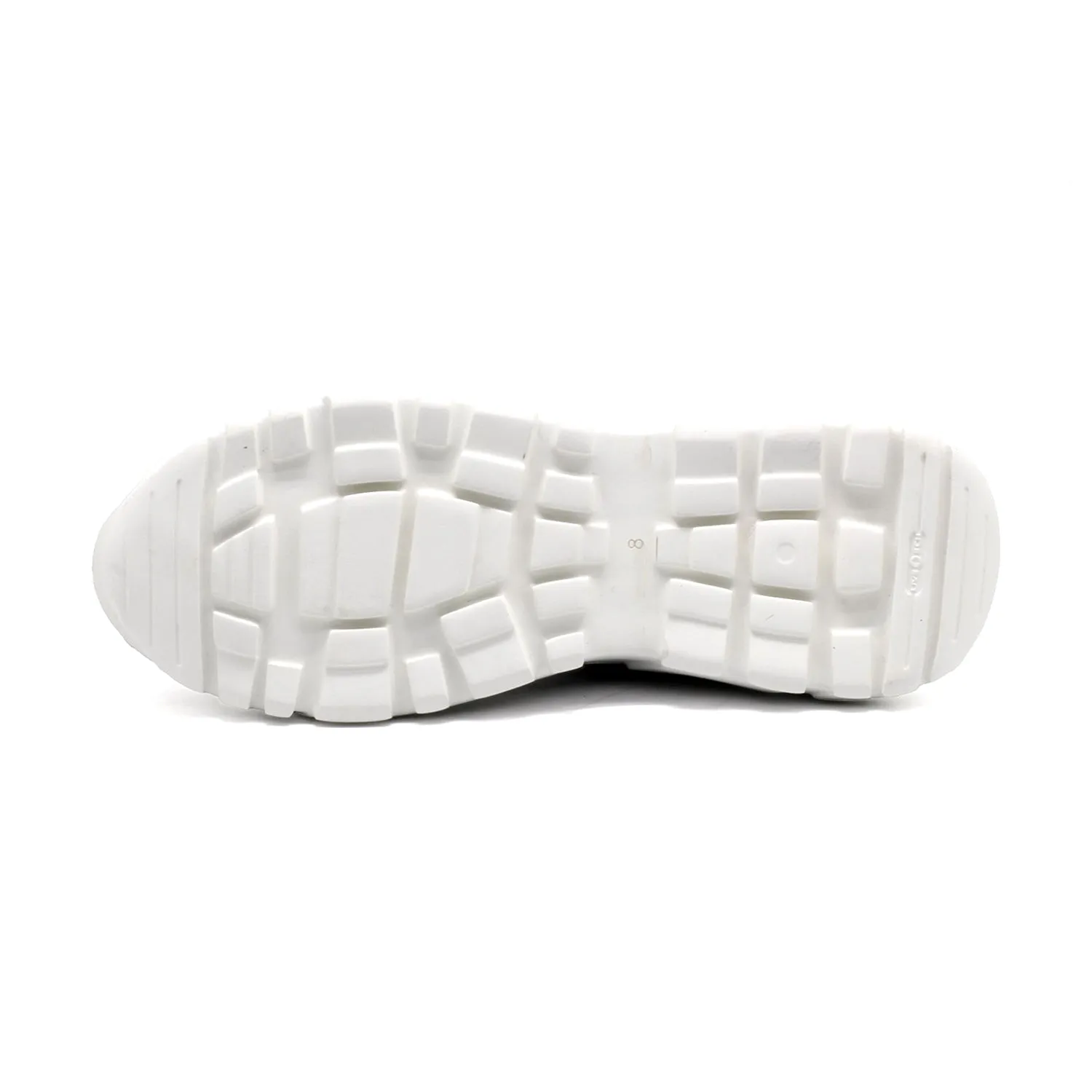 Mister Loza 39190 Men's Shoes White Crocodile Print Leather Sneakers (MIS1136)
