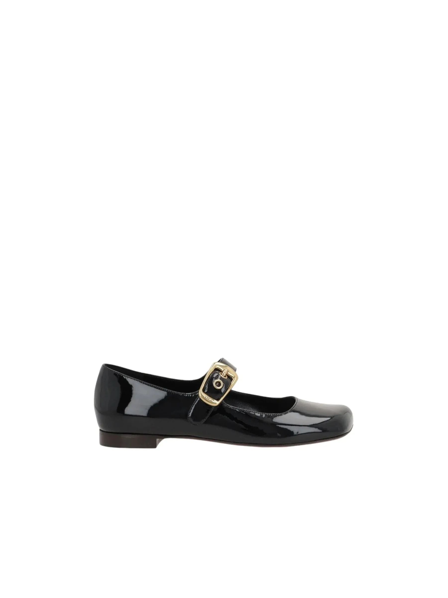 Polly Patent Leather Mary-Jane Ballerinas