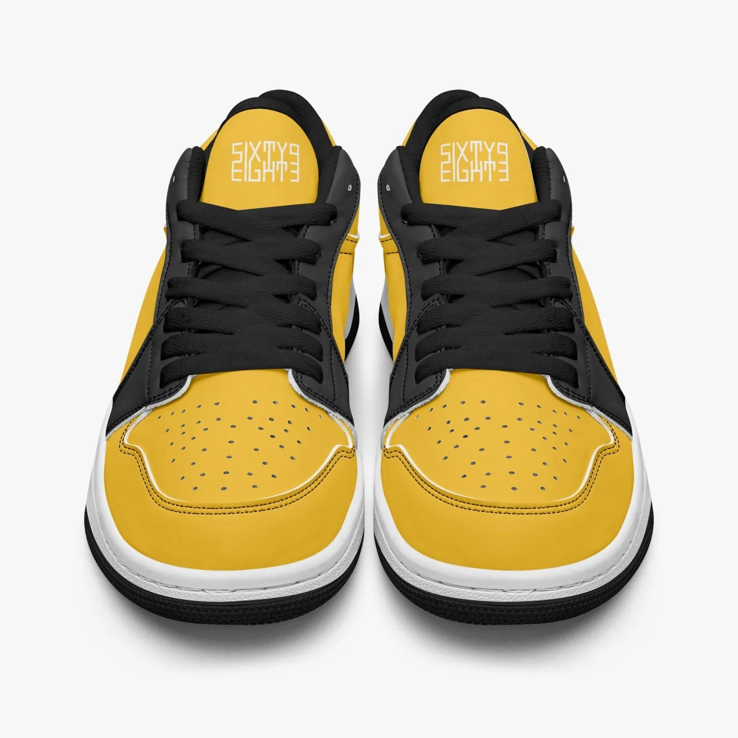 Sixty Eight 93 Logo White Orange & Black SENTLT1 Shoes