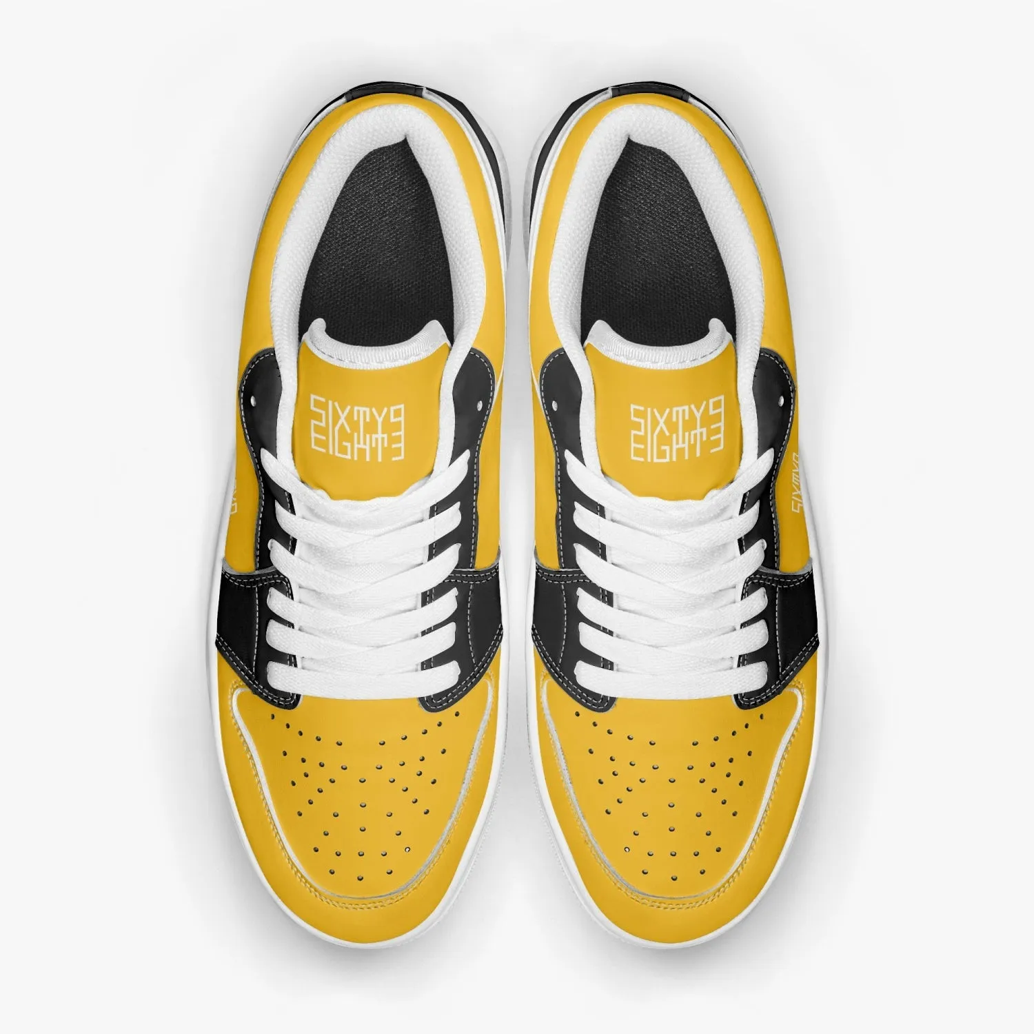 Sixty Eight 93 Logo White Orange & Black SENTLT1 Shoes