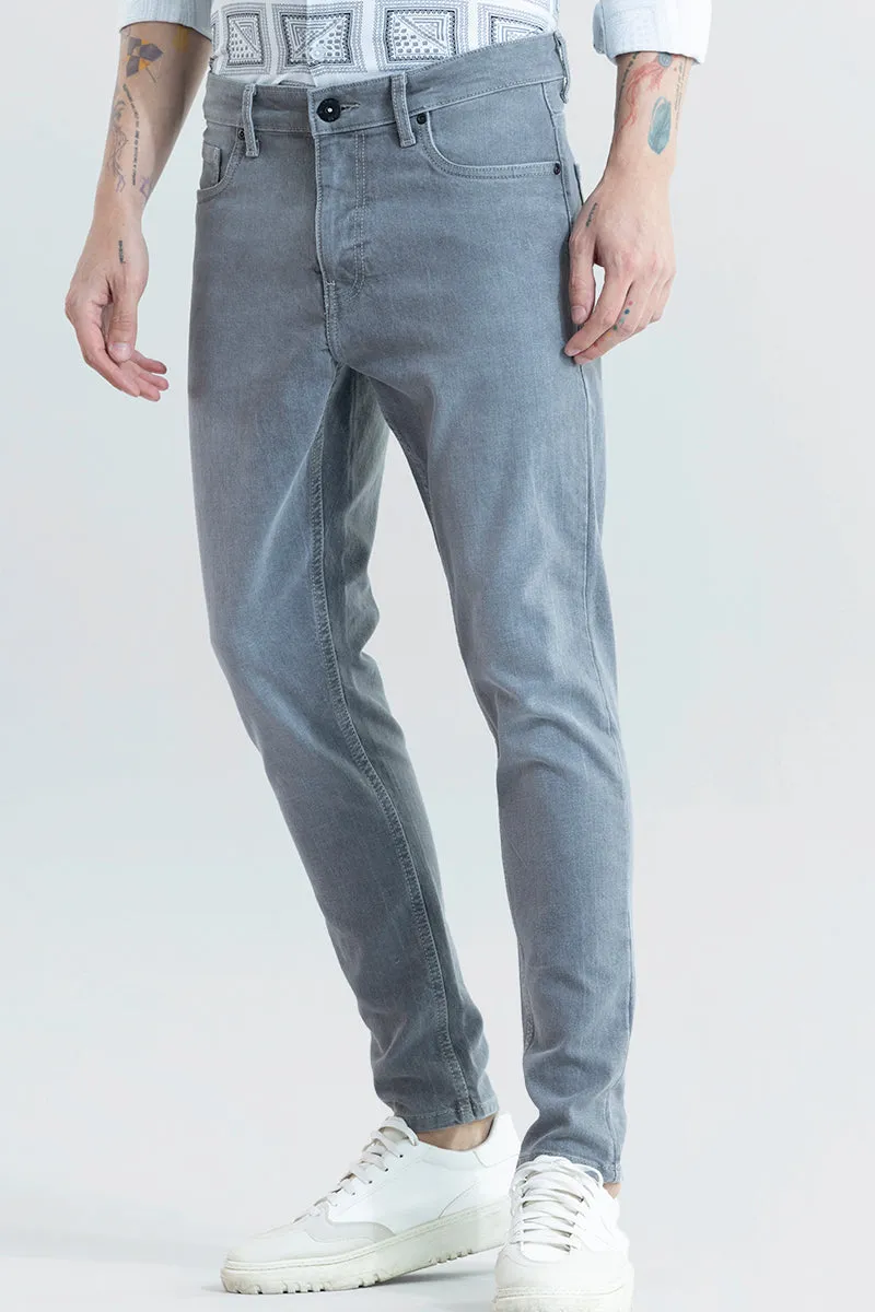 Urban Edge Grey Skinny Fit Jeans