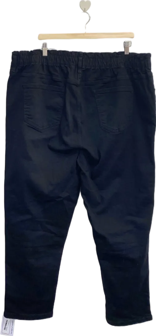 Yours Black Mom Jeans UK 24